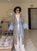 ‏stitch cardigan