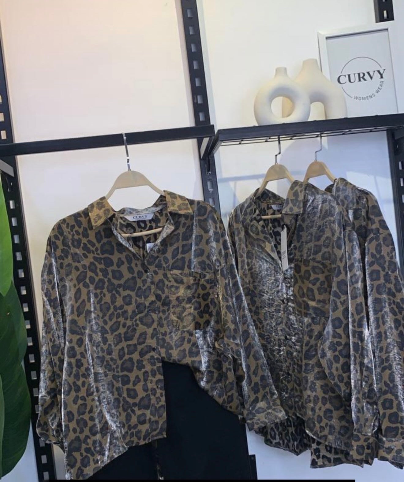 Shimmer tiger blouse