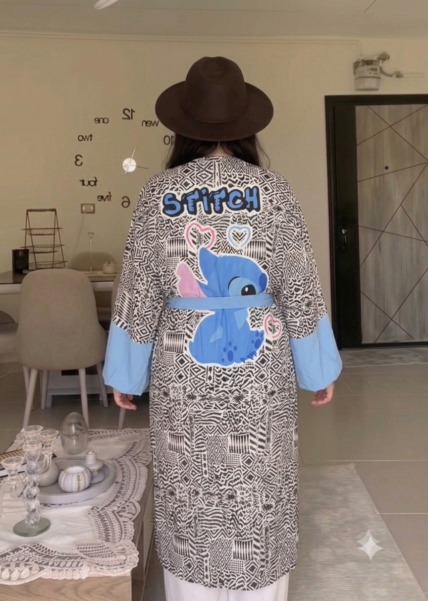‏stitch cardigan