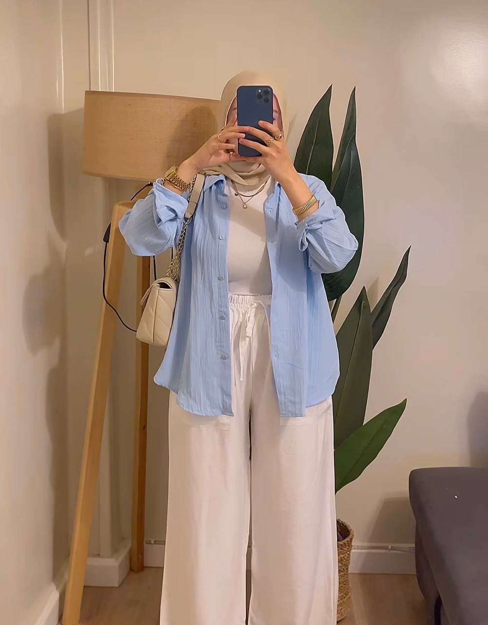 Koresh babyblue chemise