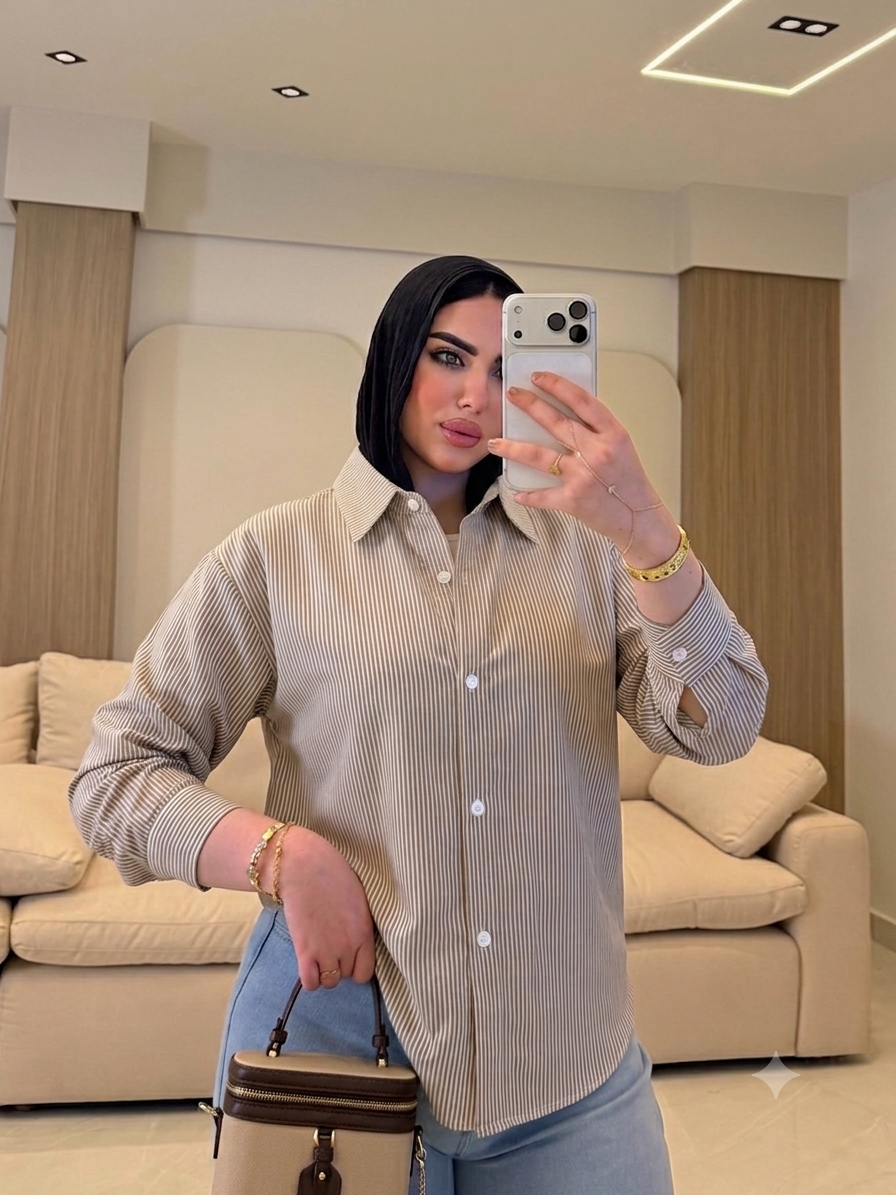 شميز بيج مخطط
