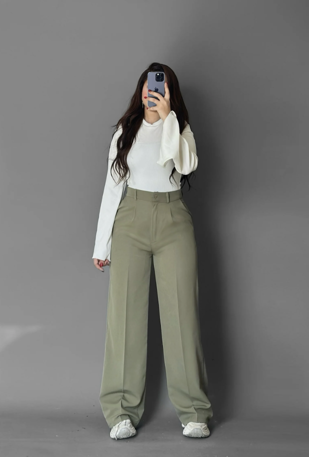 Olive Classic Pants