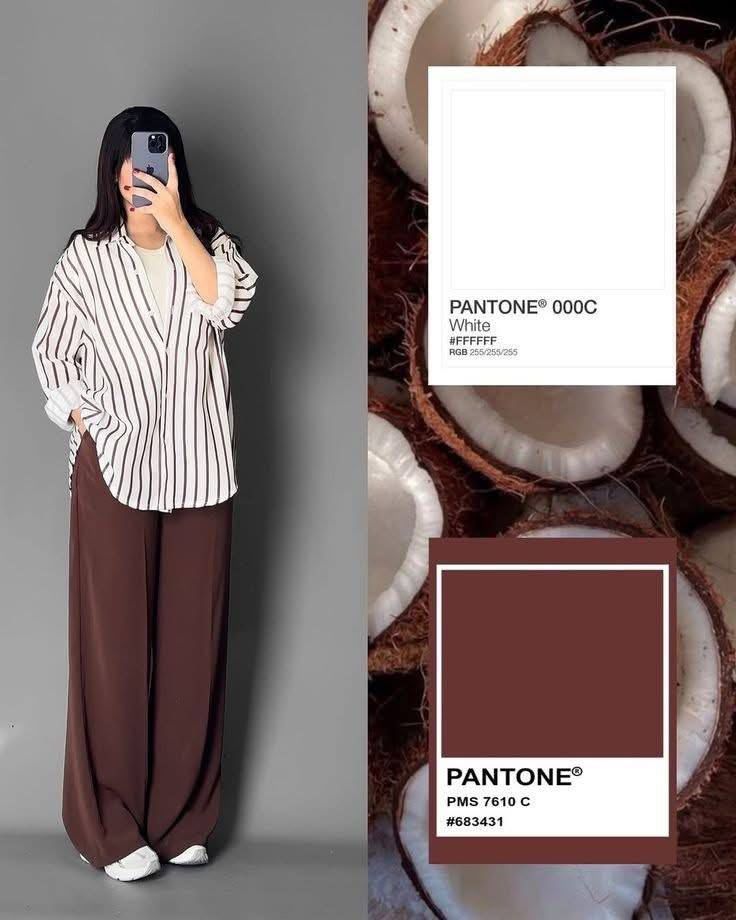 Brown Classic Pants